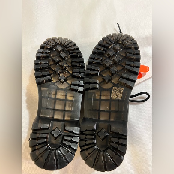 Platform Loafers tie up NWT individually wrapped gorgeous black shoes - Picture 5 of 9